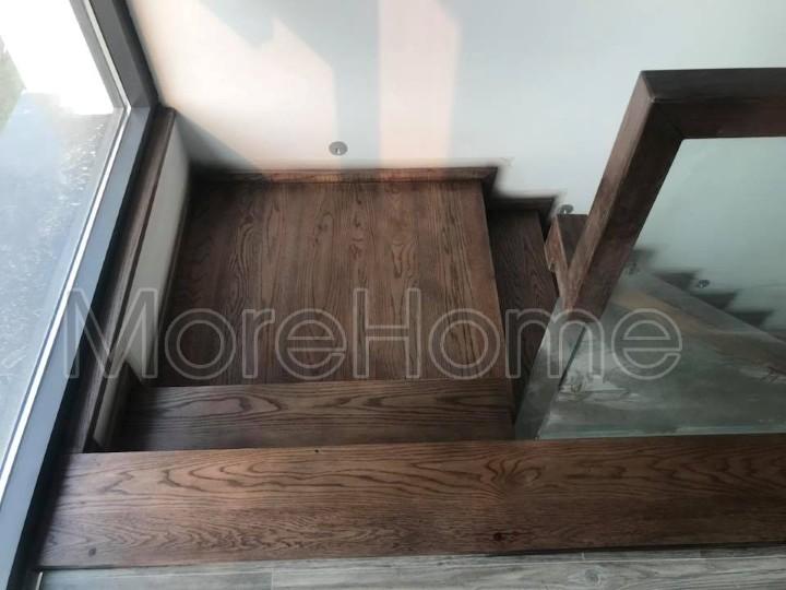 Thi công cầu thang gỗ tự nhiên